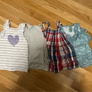 Bundle of Girls 4T Sleeveless Tops